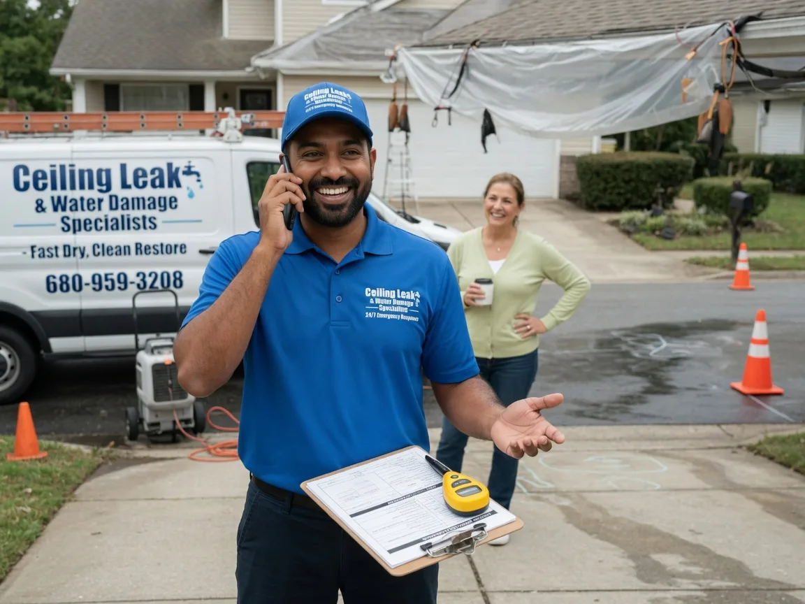 Ceiling Leak Cleanup District of Columbia FAQs
